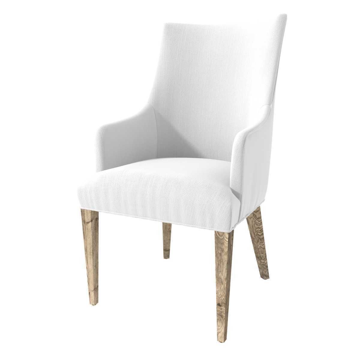 Restoration Hardware ELLA ARMCHAIR and CAYDEN DINING TABLE 3D model_7