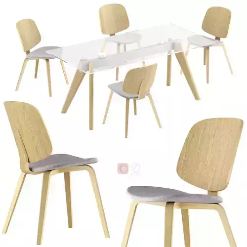 Boconcept - Aarhus dining chair   Monza table