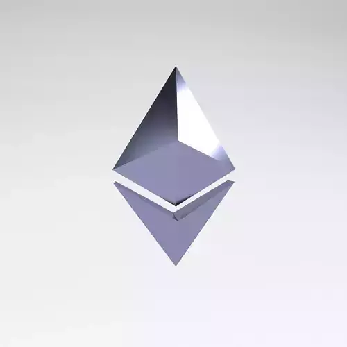 Ethereum v1 005 Low-poly 3D model