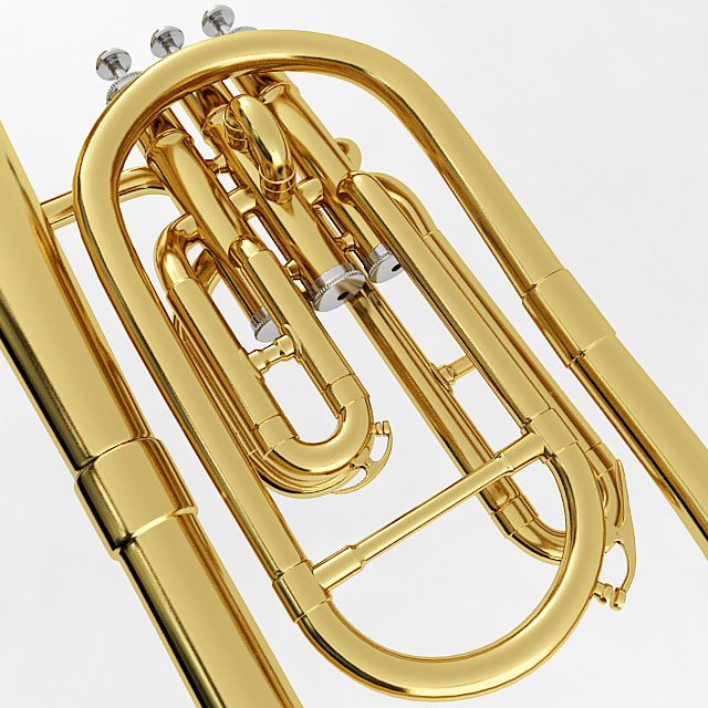 Alto Horn 3D model_3
