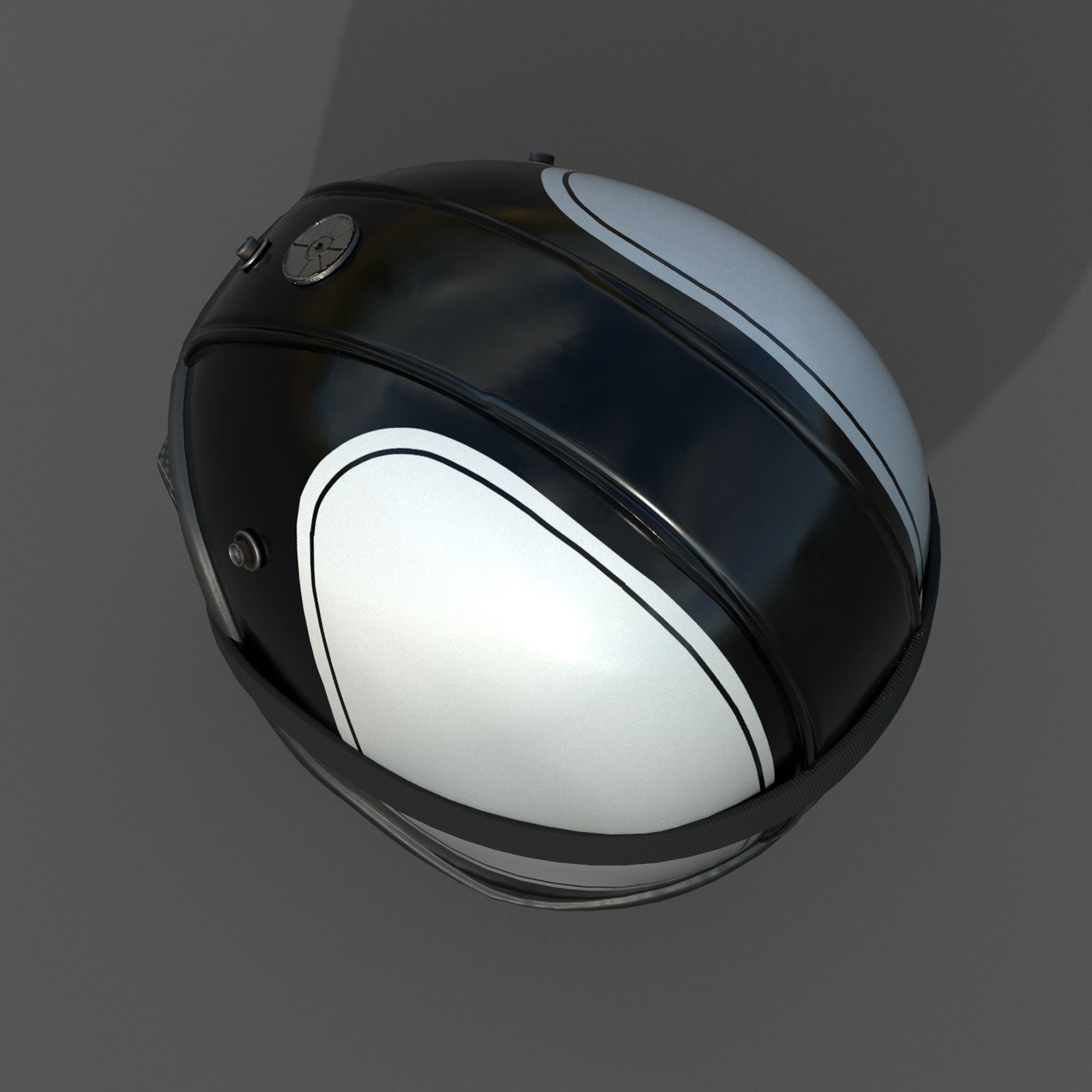 Helmet scifi military combat 3d futuristic technology  Low-poly 3D model_6