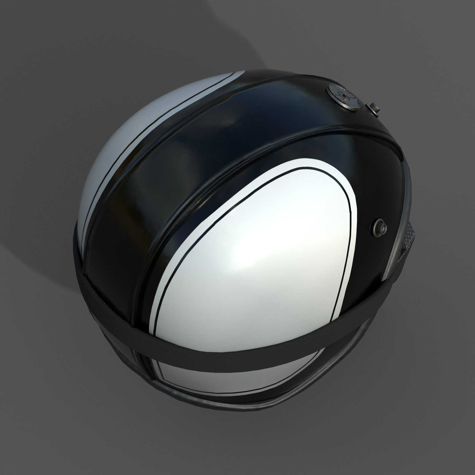 Helmet scifi military combat 3d futuristic technology  Low-poly 3D model_10