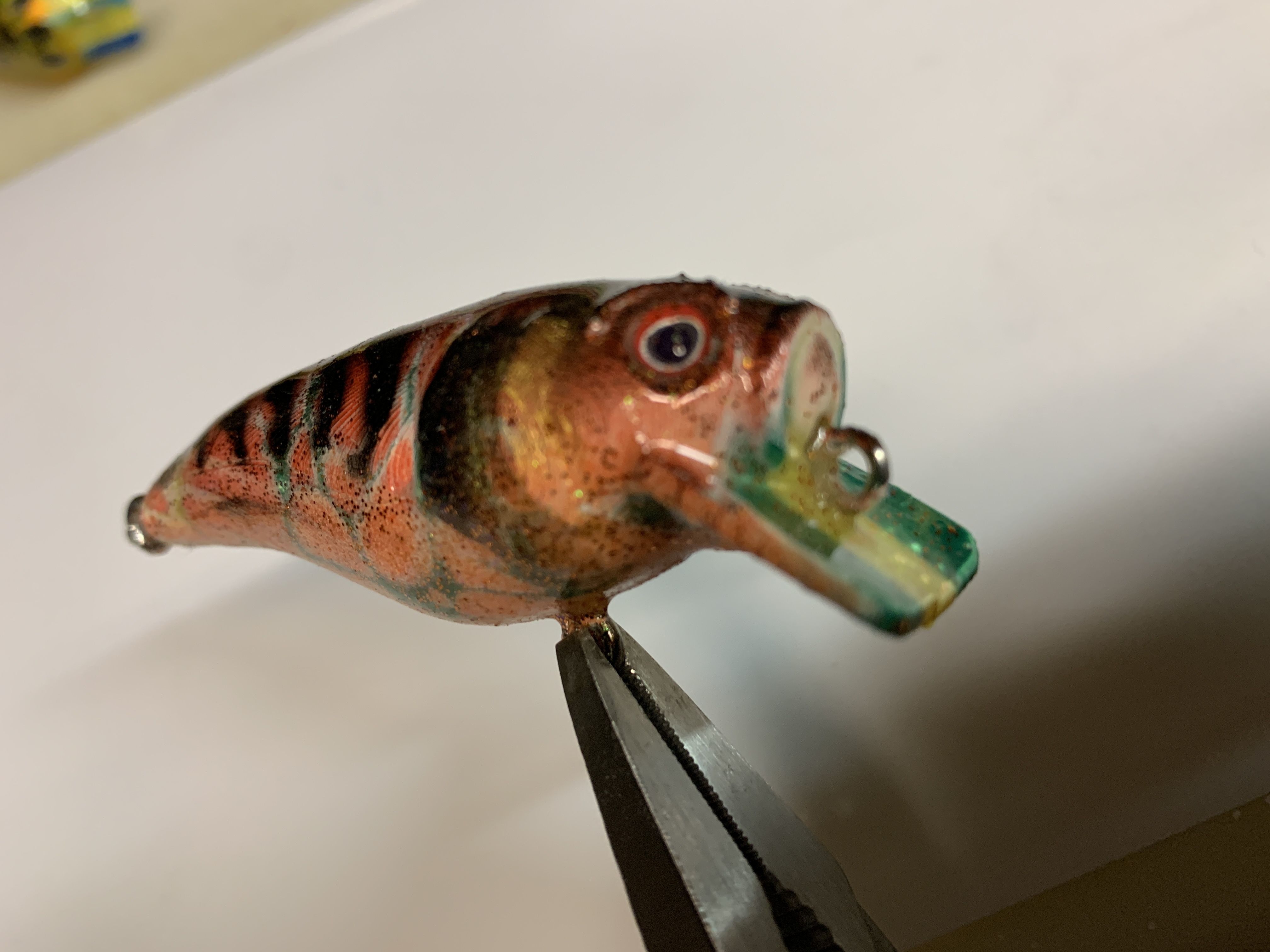 SuperDFatCrank fishing lure hanging on wall 3D print model_4