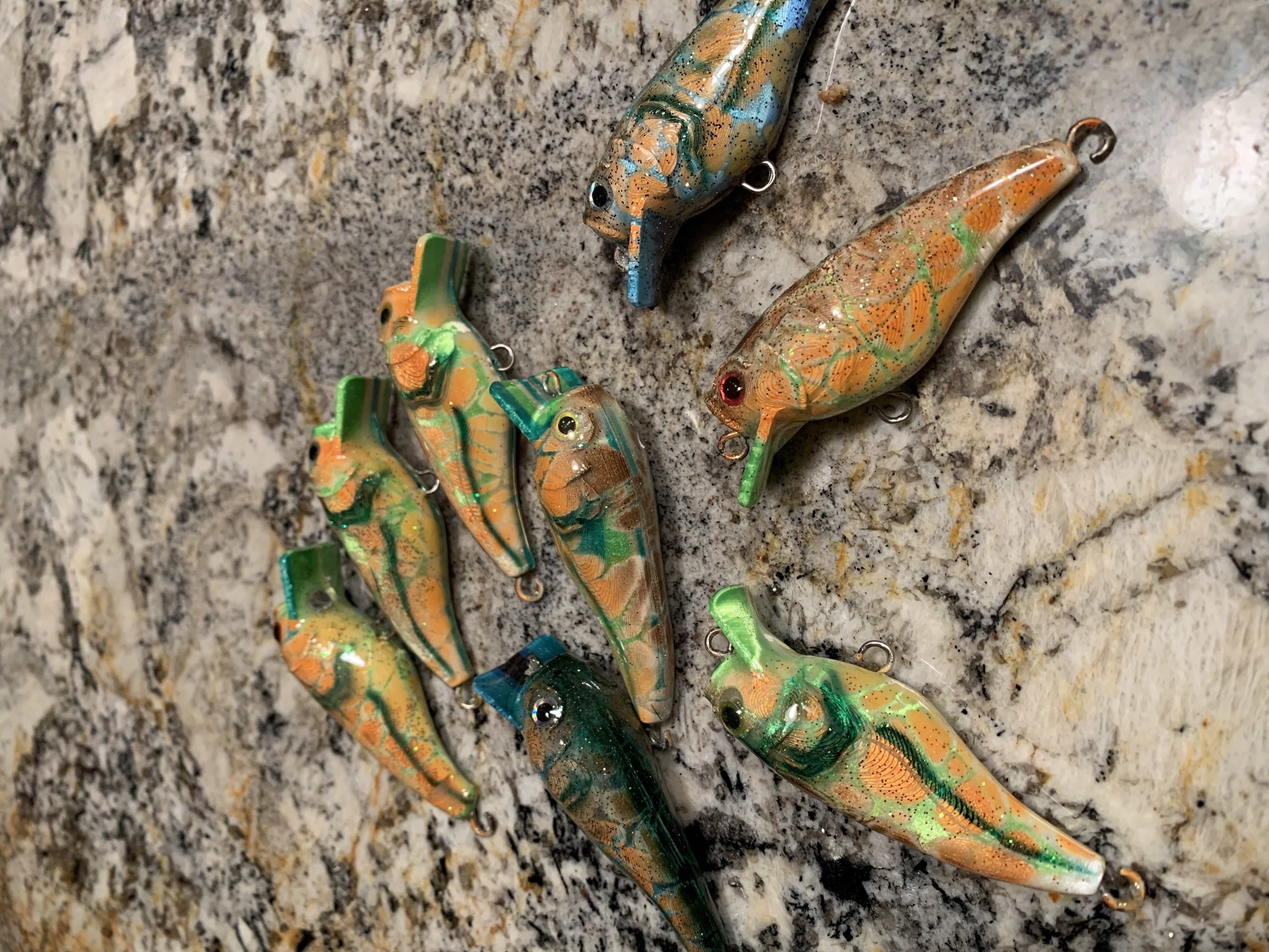 SuperDFatCrank fishing lure hanging on wall 3D print model_5