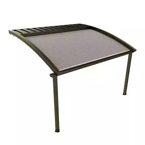 Motorized Pergola 2 bronze patina dark