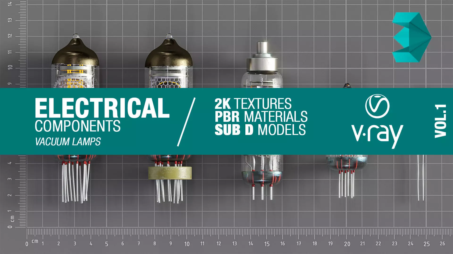 Electrical components vol1 Low-poly 3D model_0