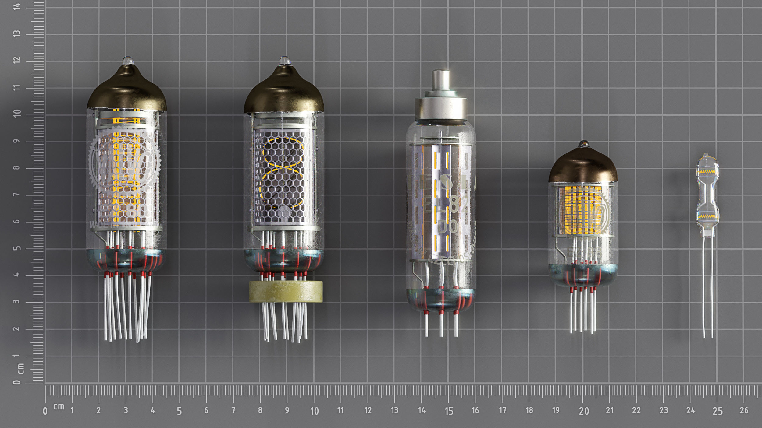 Electrical components vol1 Low-poly 3D model_1