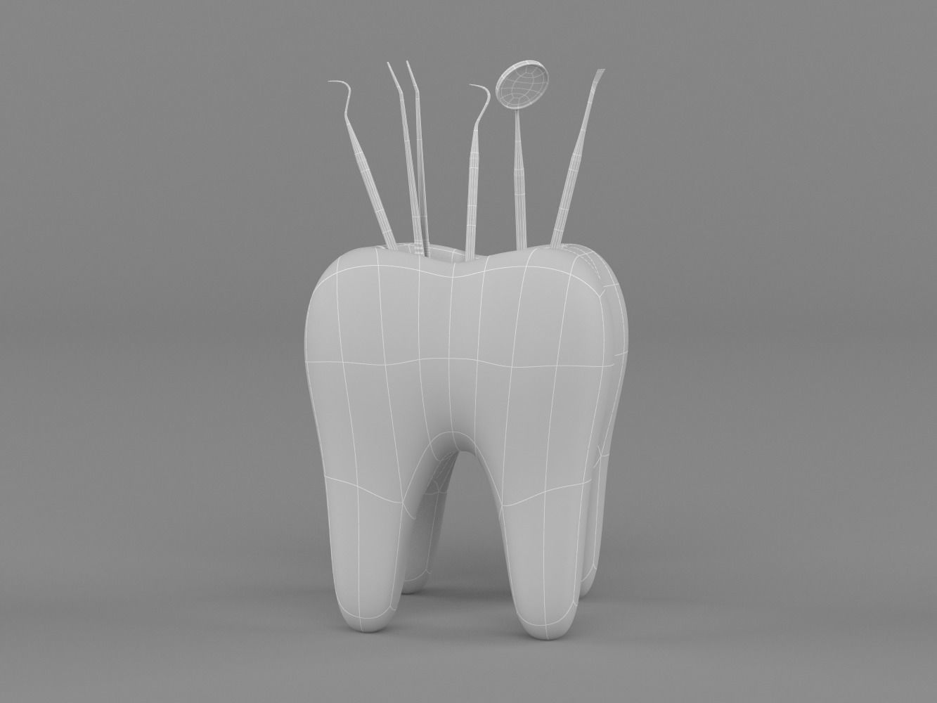 Dental Instruments 3D model_5
