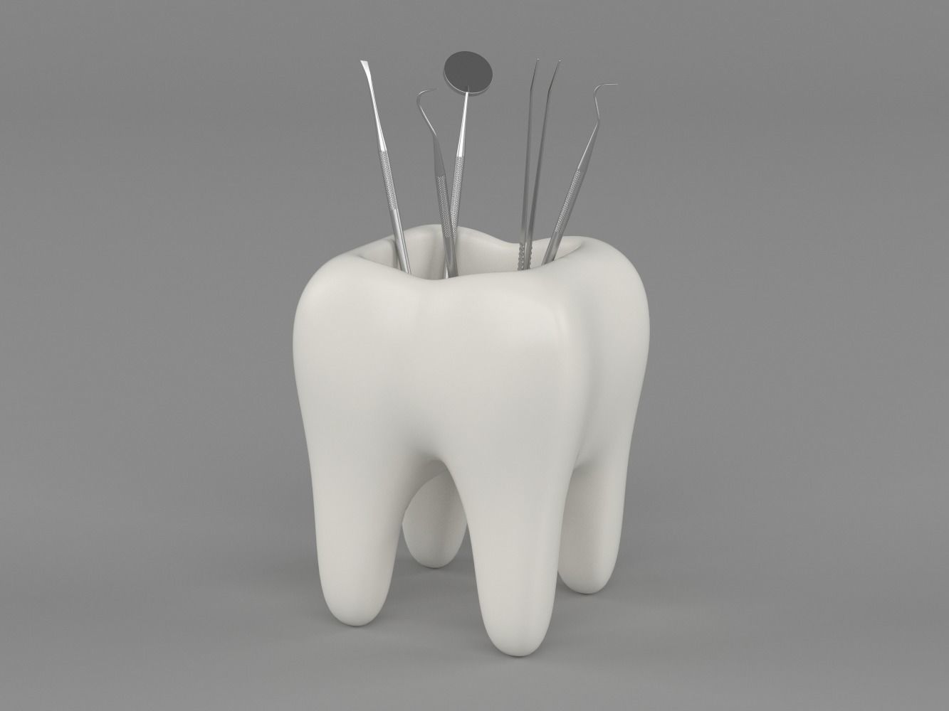 Dental Instruments 3D model_1