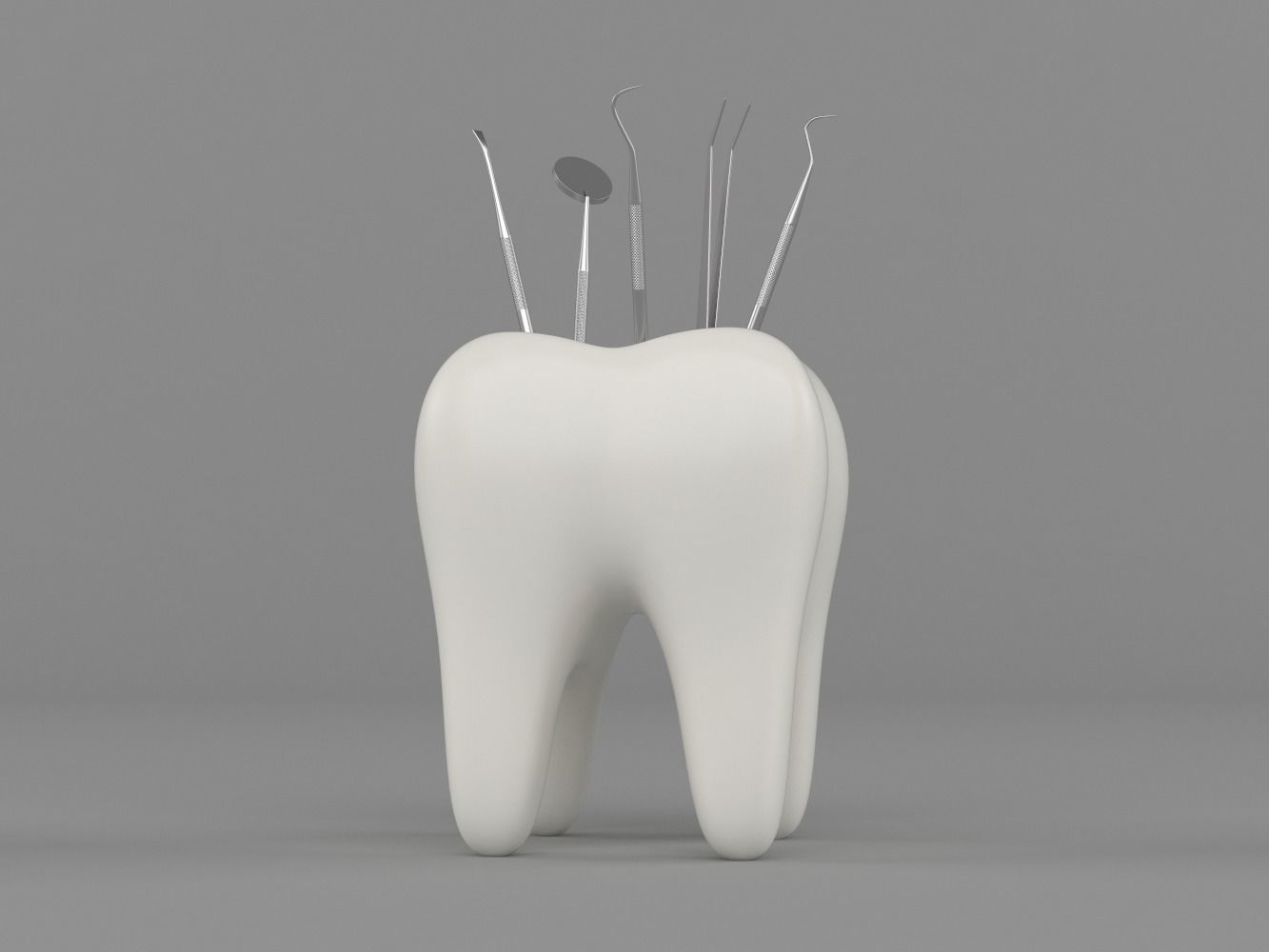 Dental Instruments 3D model_2