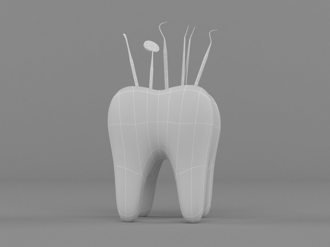 Dental Instruments 3D model_7