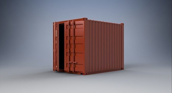 3 Meter Shipping Container Model Kit 3D print model