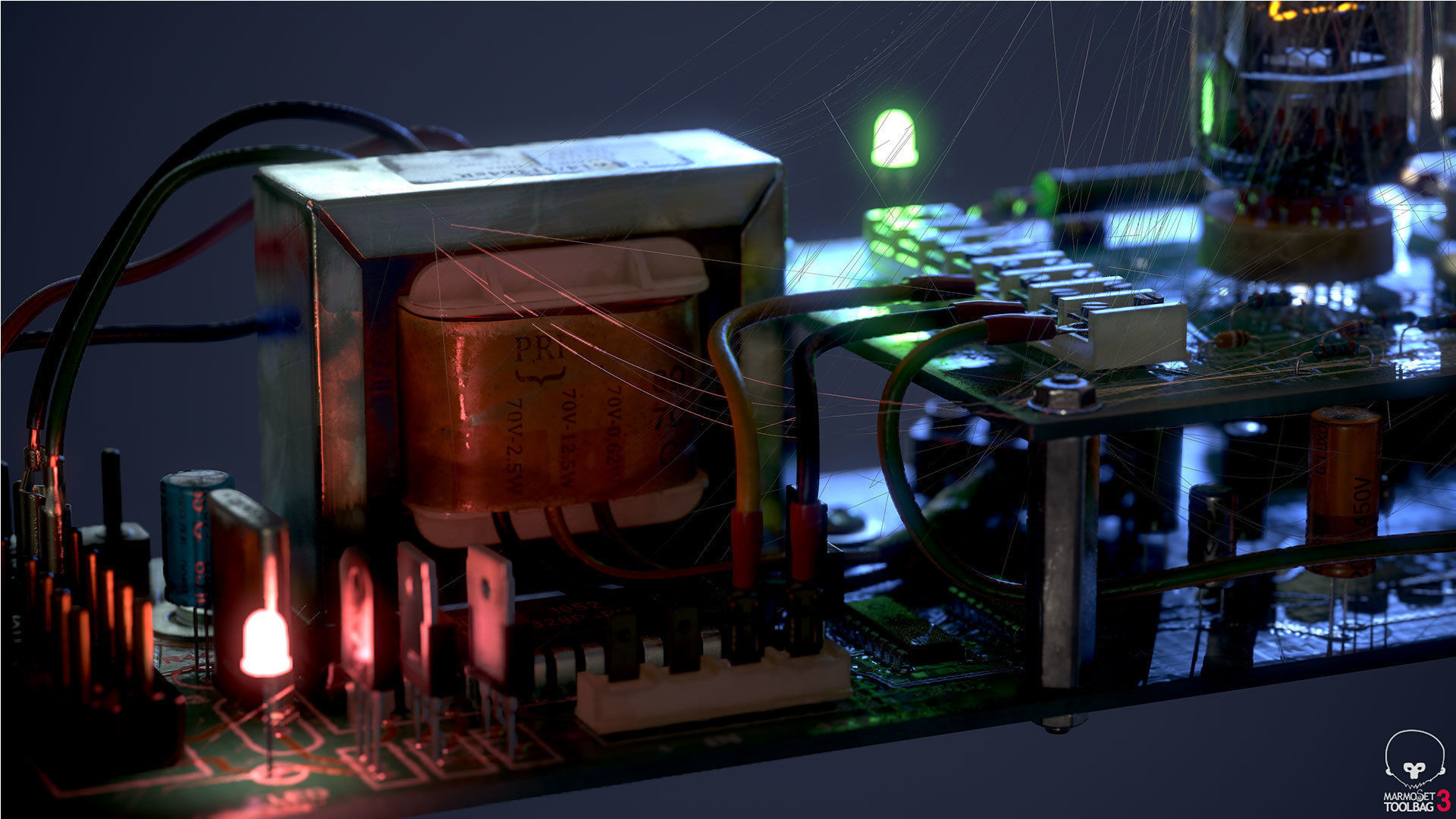 Electrical components vol2 Low-poly 3D model_6