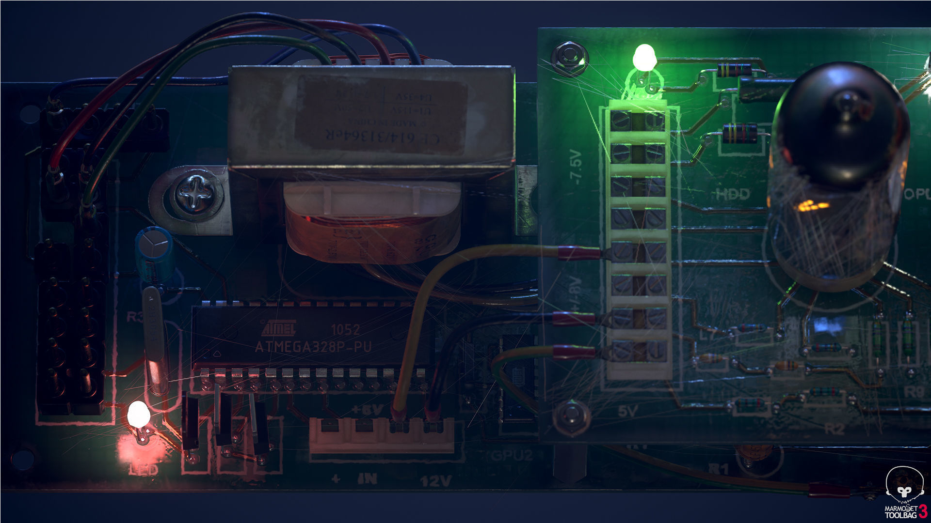 Electrical components vol2 Low-poly 3D model_5