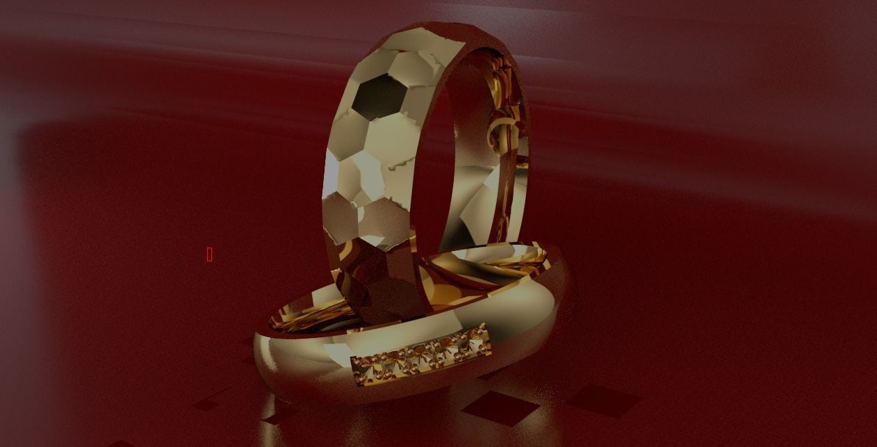 Ring Faceta 3D print model_3