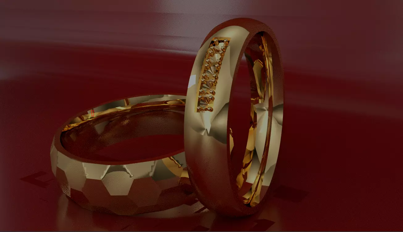 Ring Faceta 3D print model_0