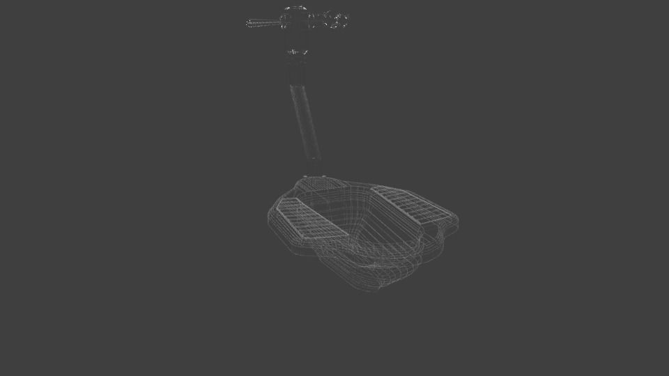 squat toilet 3D model_4