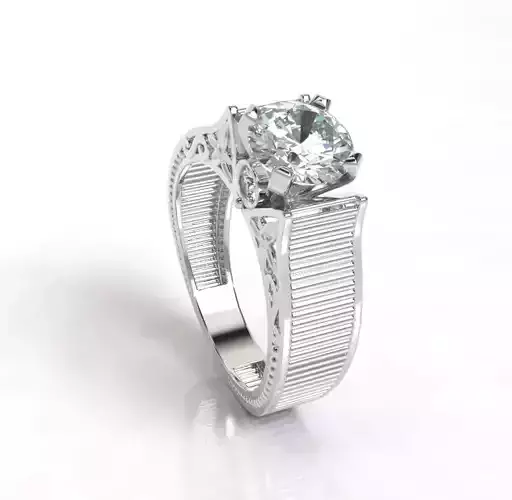 Anillo Solitario Elegante