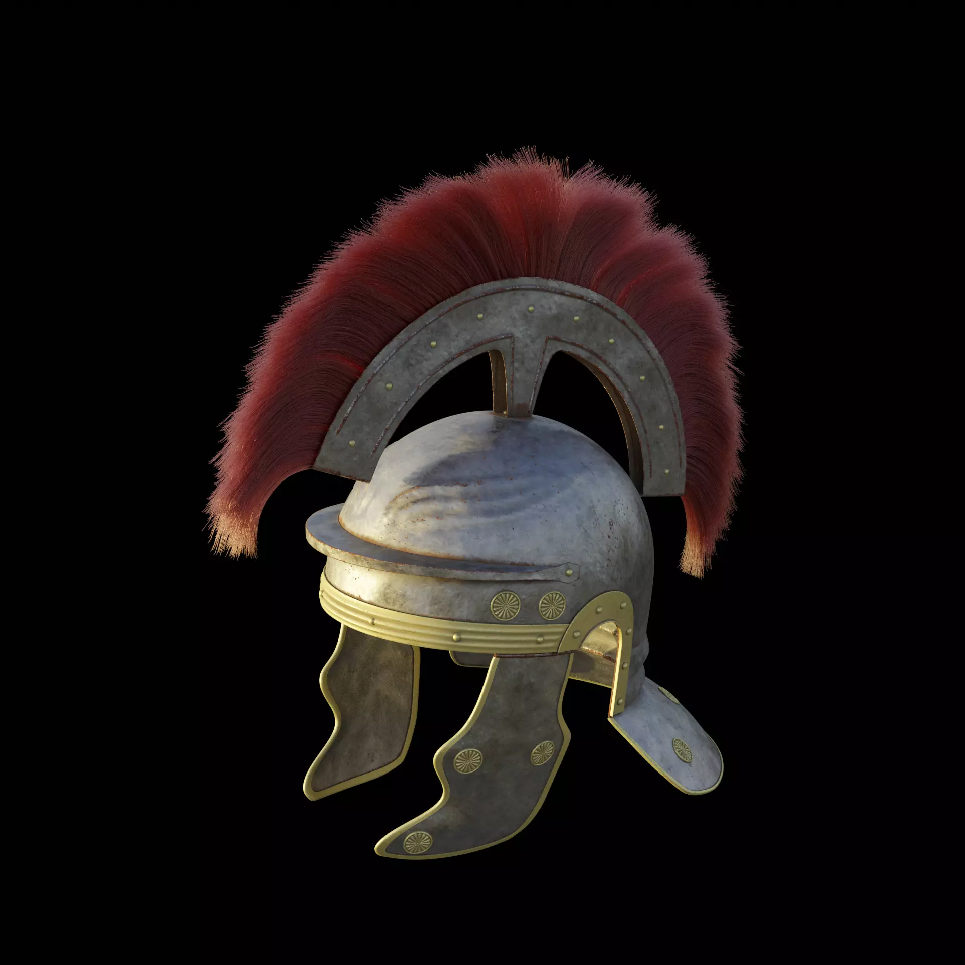 Roman galea 3D model_0