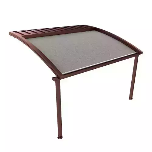 Motorized Pergola 2 bronze patina rust