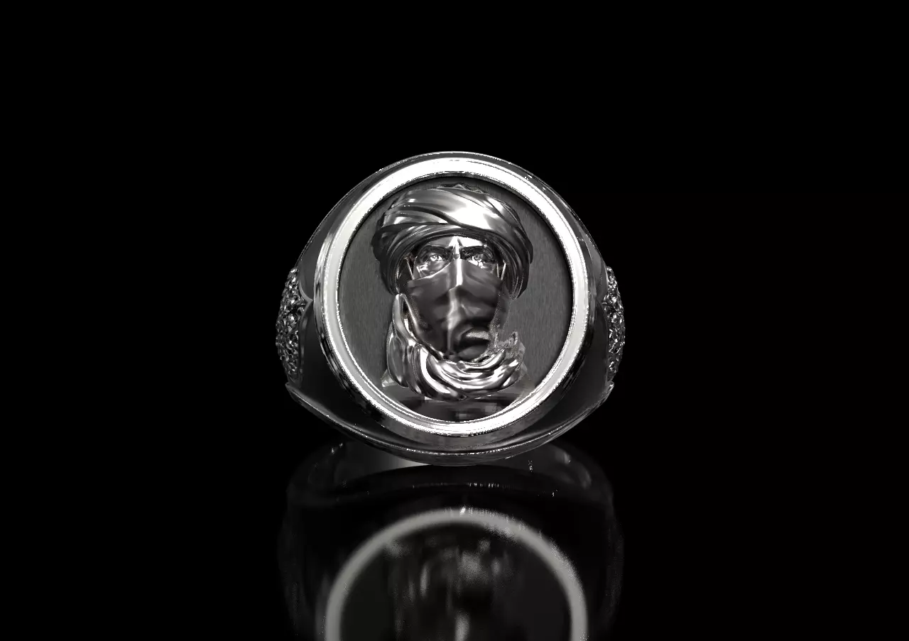 Touareg ring 3D print model_0