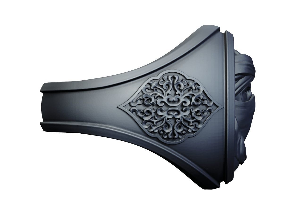 Touareg ring 3D print model_9
