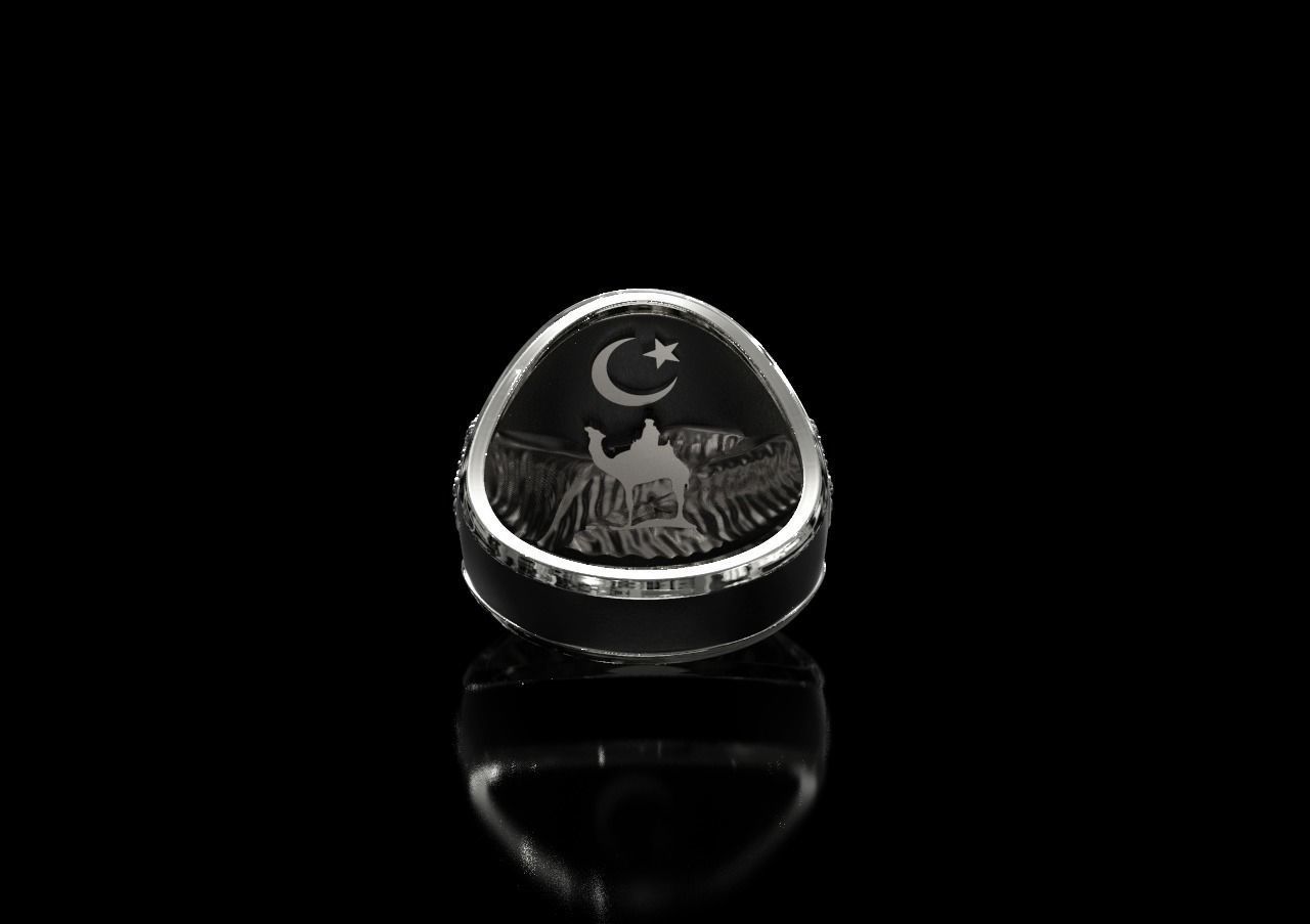 Touareg ring 3D print model_2