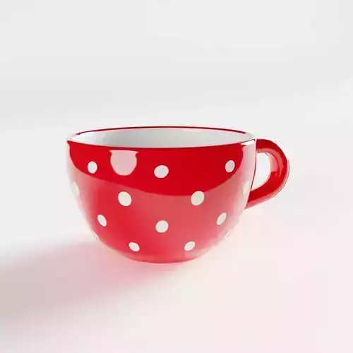 Polka Dot Extra Large Mug 3D model