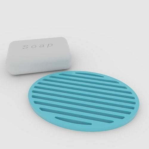 MINIMALIST soap holder drip tray beer mat Free 3D print model