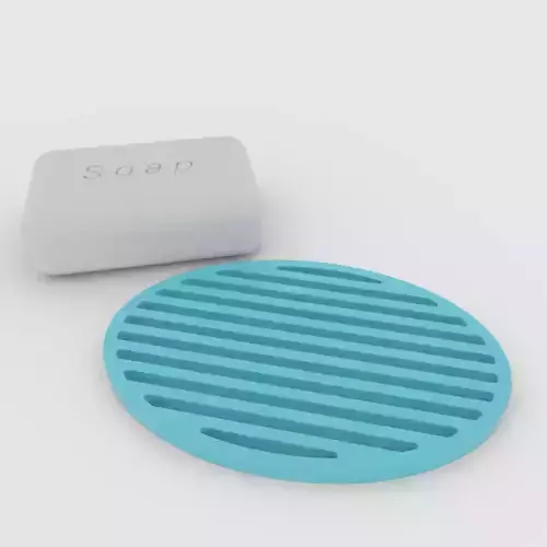 MINIMALIST soap holder drip tray beer mat