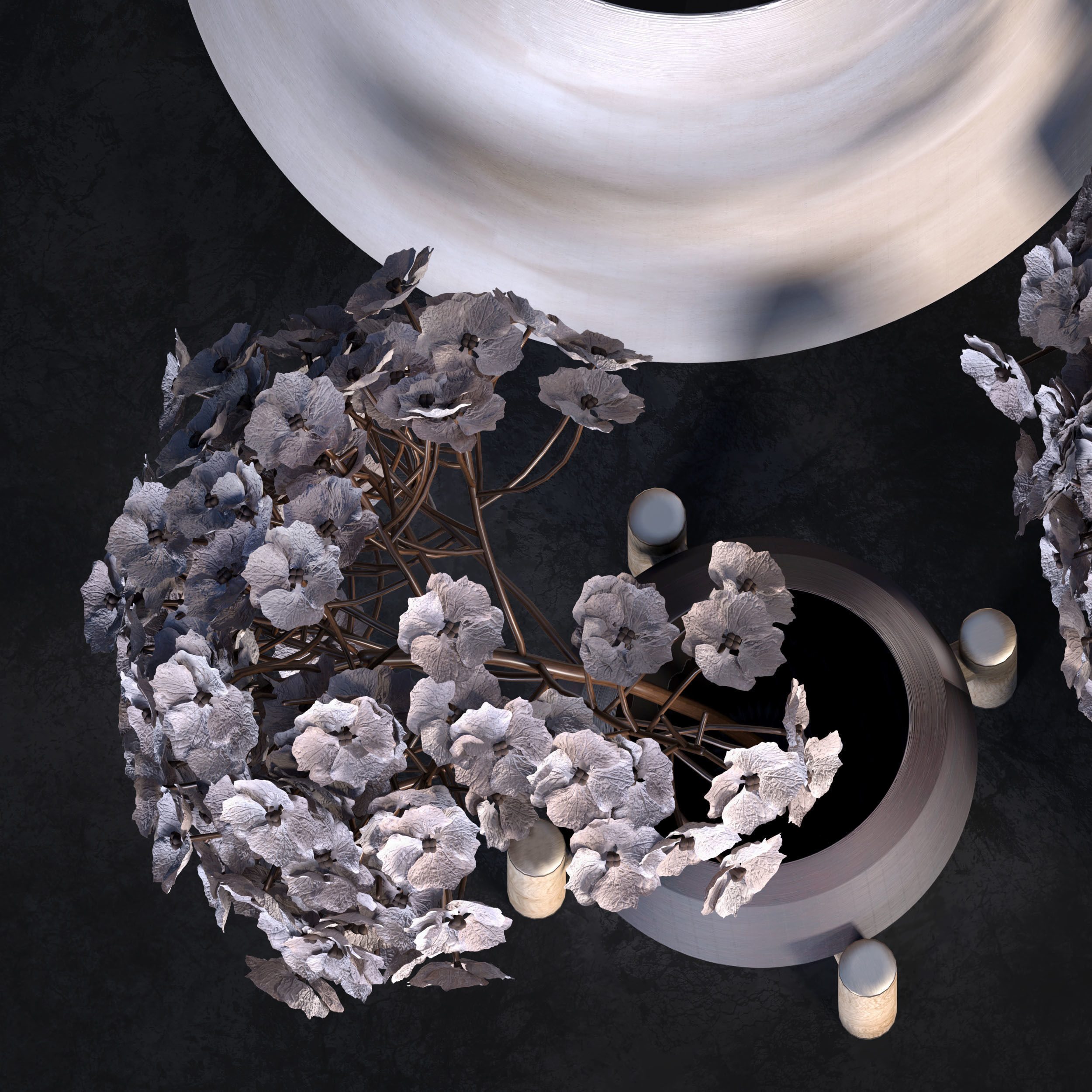 Decorative set PUH Low-poly 3D model_1