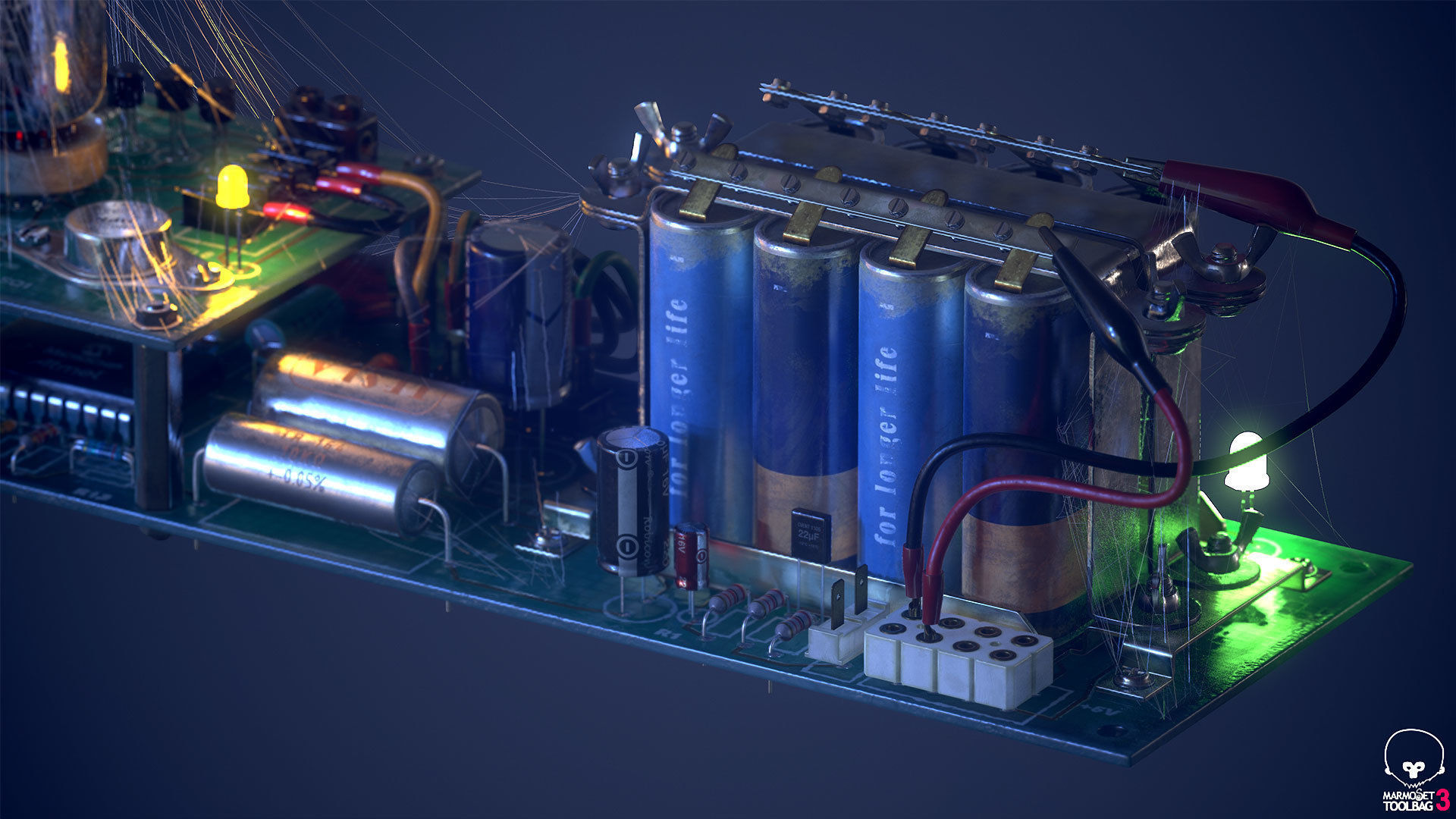 Electrical components vol3 Low-poly 3D model_6