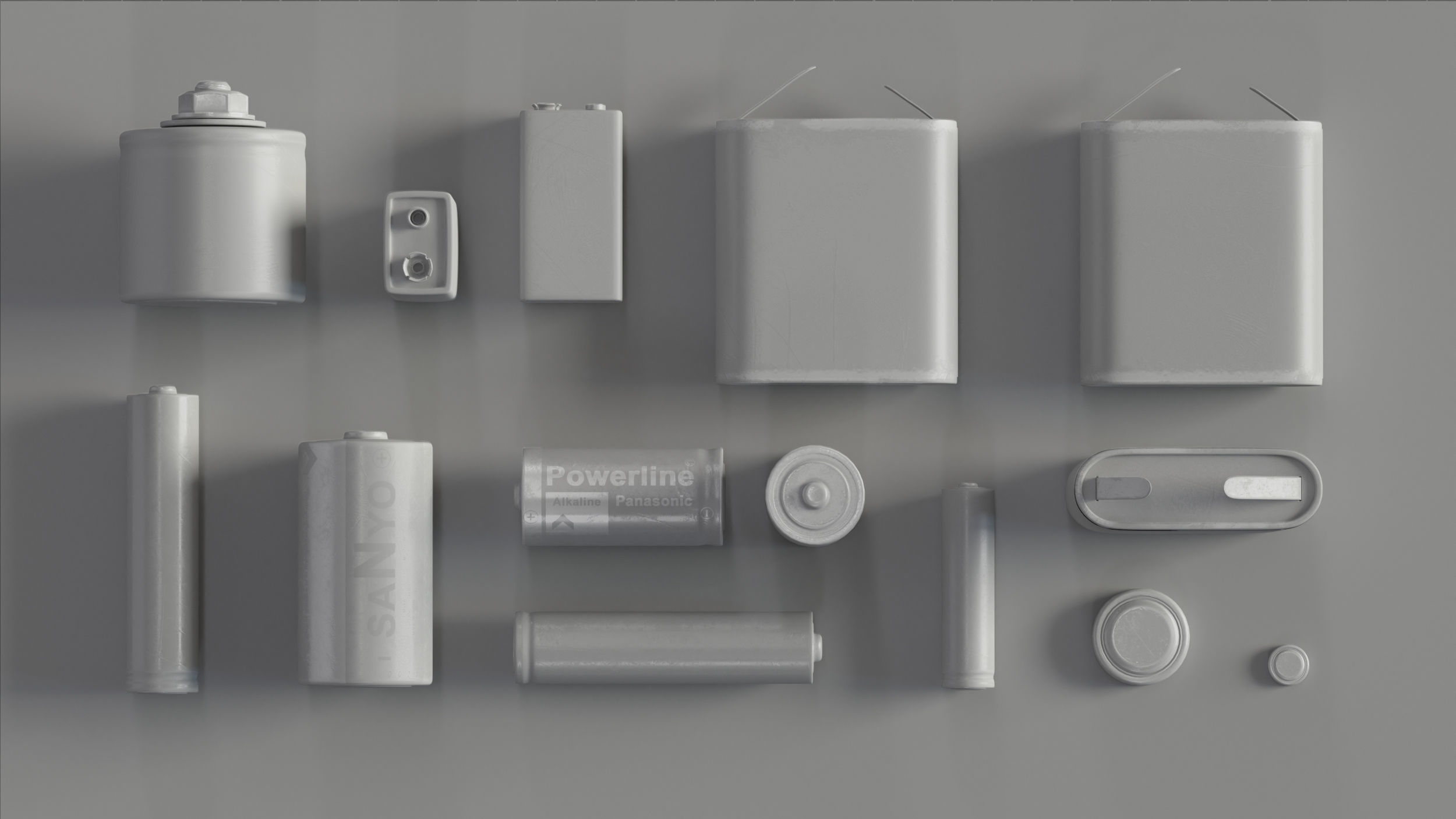 Electrical components vol3 Low-poly 3D model_5
