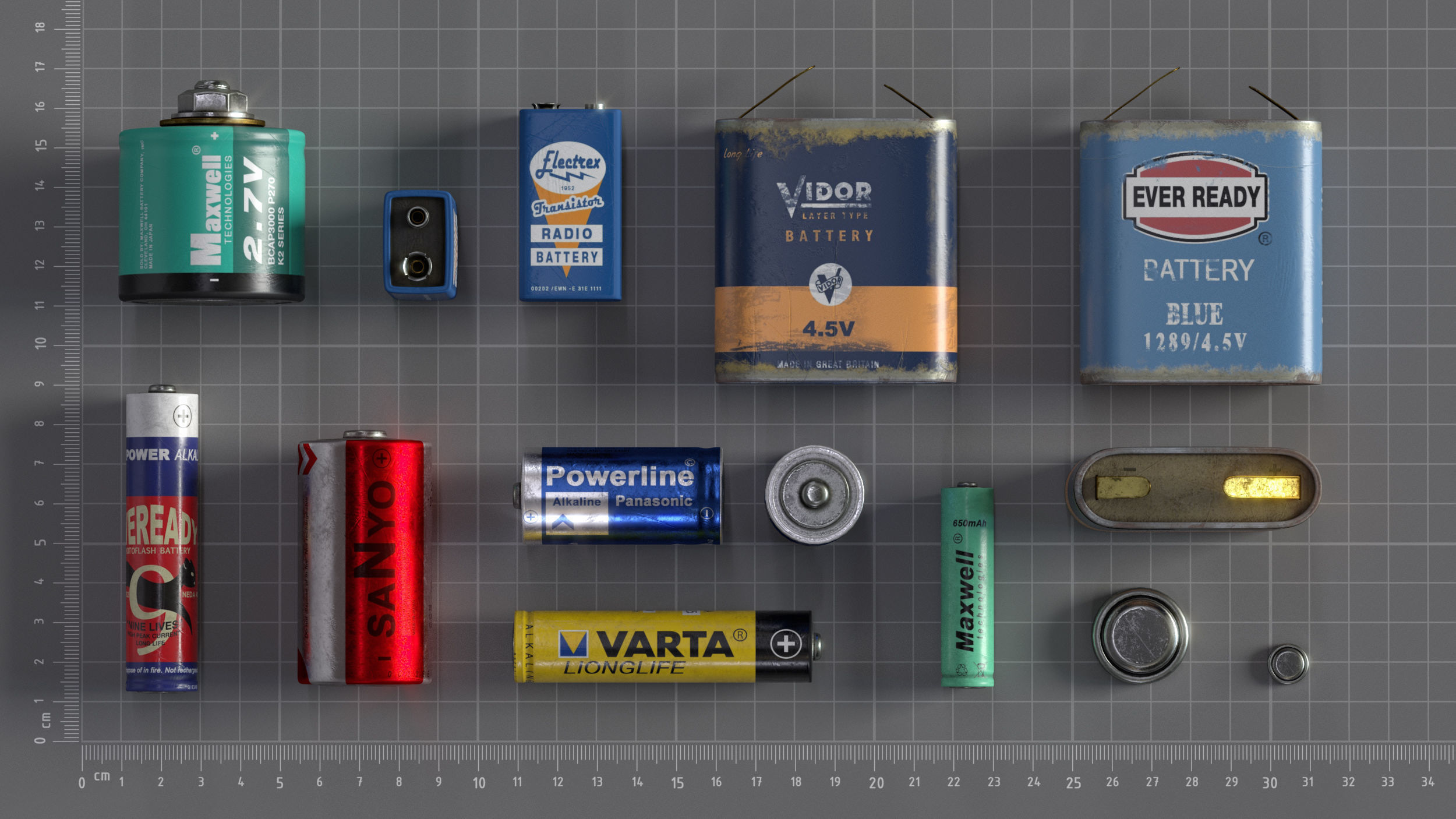 Electrical components vol3 Low-poly 3D model_3