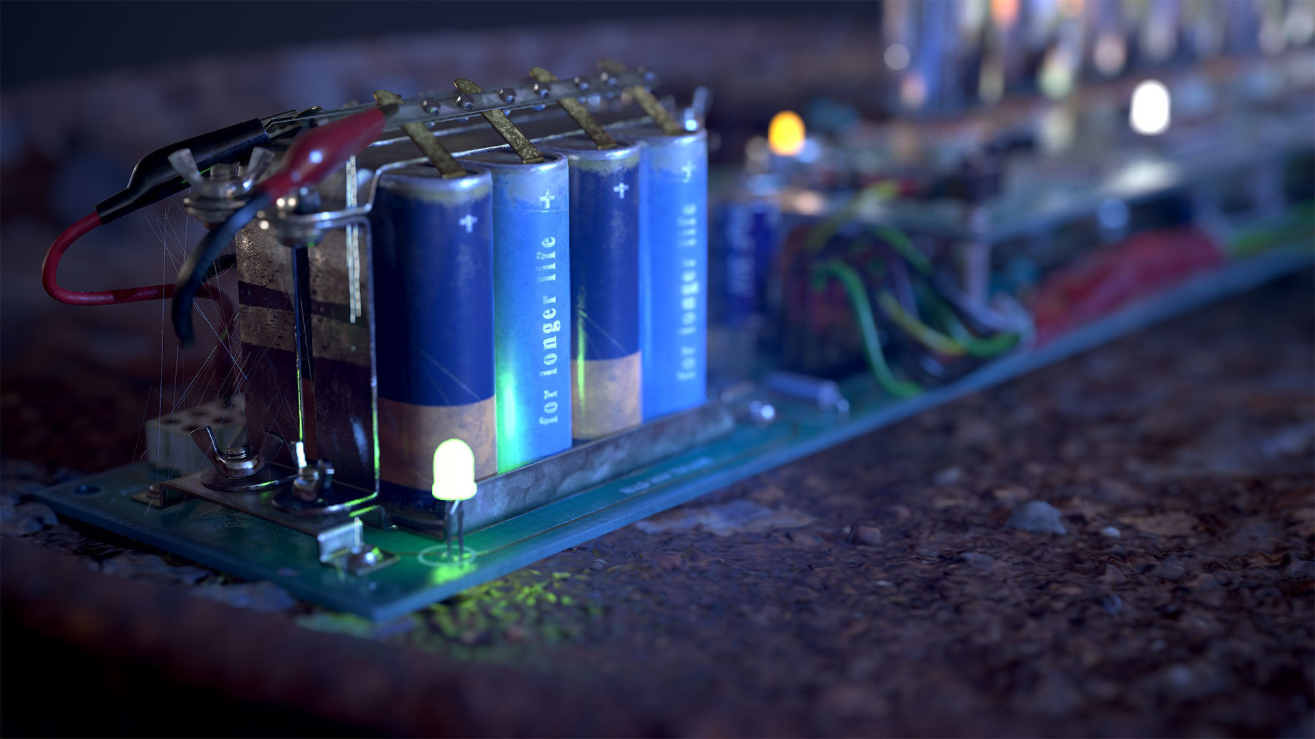 Electrical components vol3 Low-poly 3D model_7