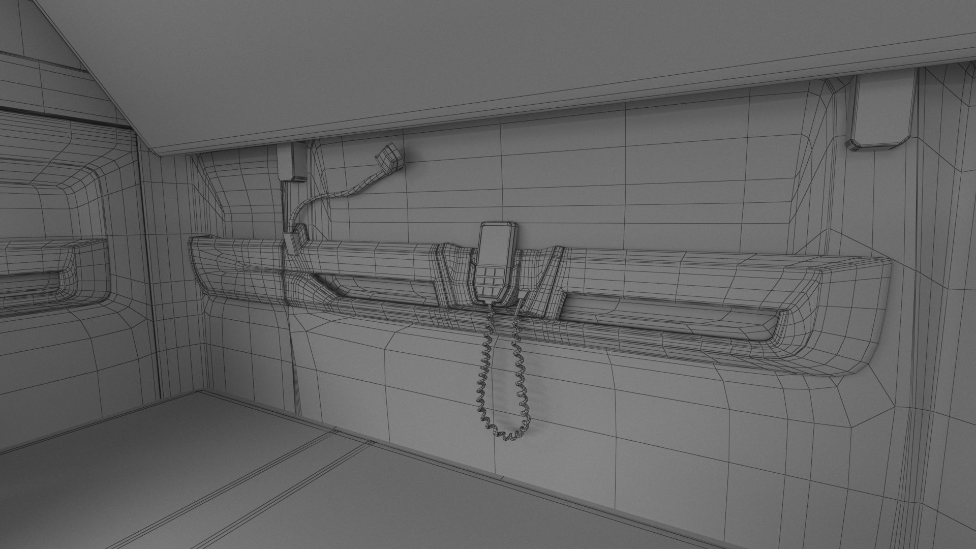 Man TGX 2020 with interior 3D model_29