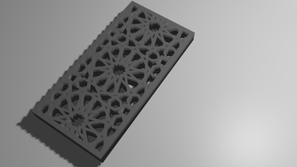 wall design 3D model_3