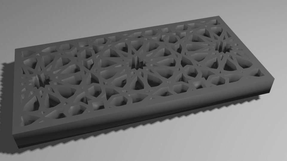 wall design 3D model_2