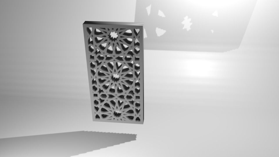 wall design 3D model_1