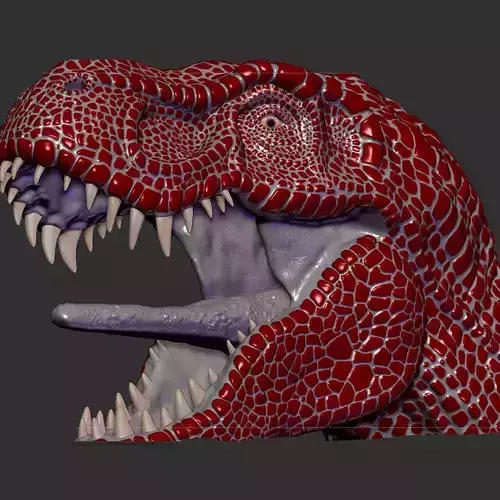 Zhuchengtyrannus Magnus- Descendant of TRex Sculpt  3D model