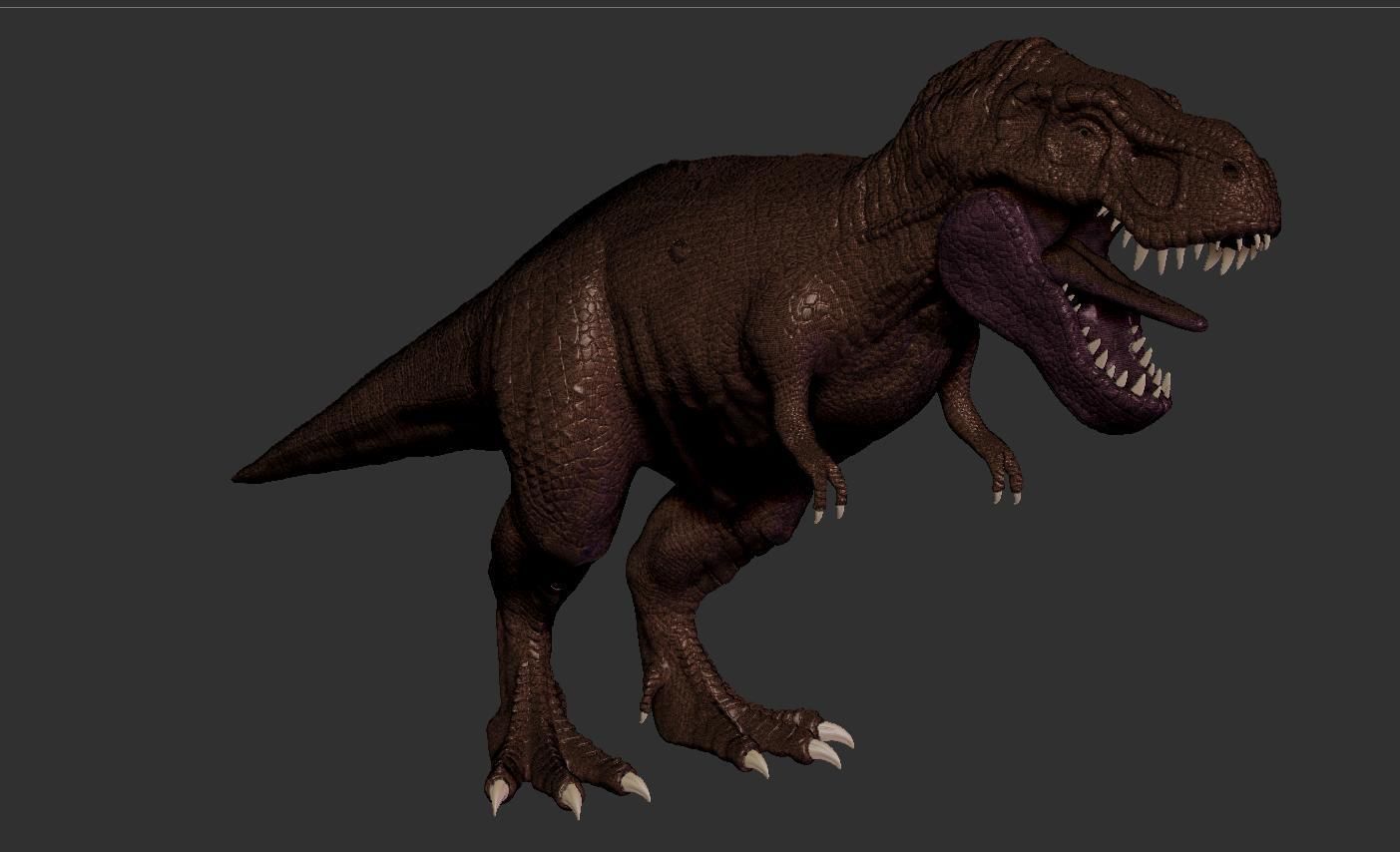 Zhuchengtyrannus Magnus- Descendant of TRex Sculpt  3D model_9