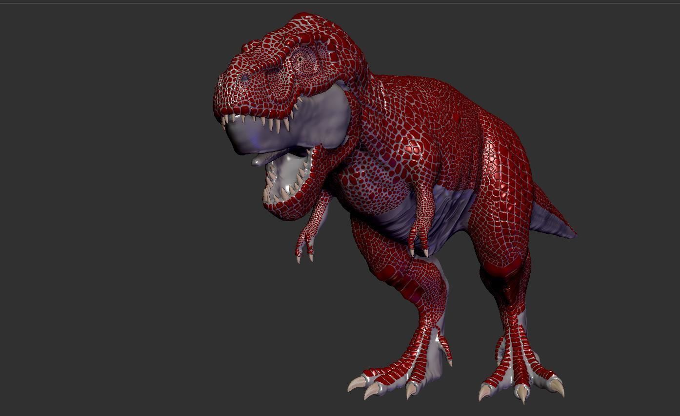 Zhuchengtyrannus Magnus- Descendant of TRex Sculpt  3D model_15
