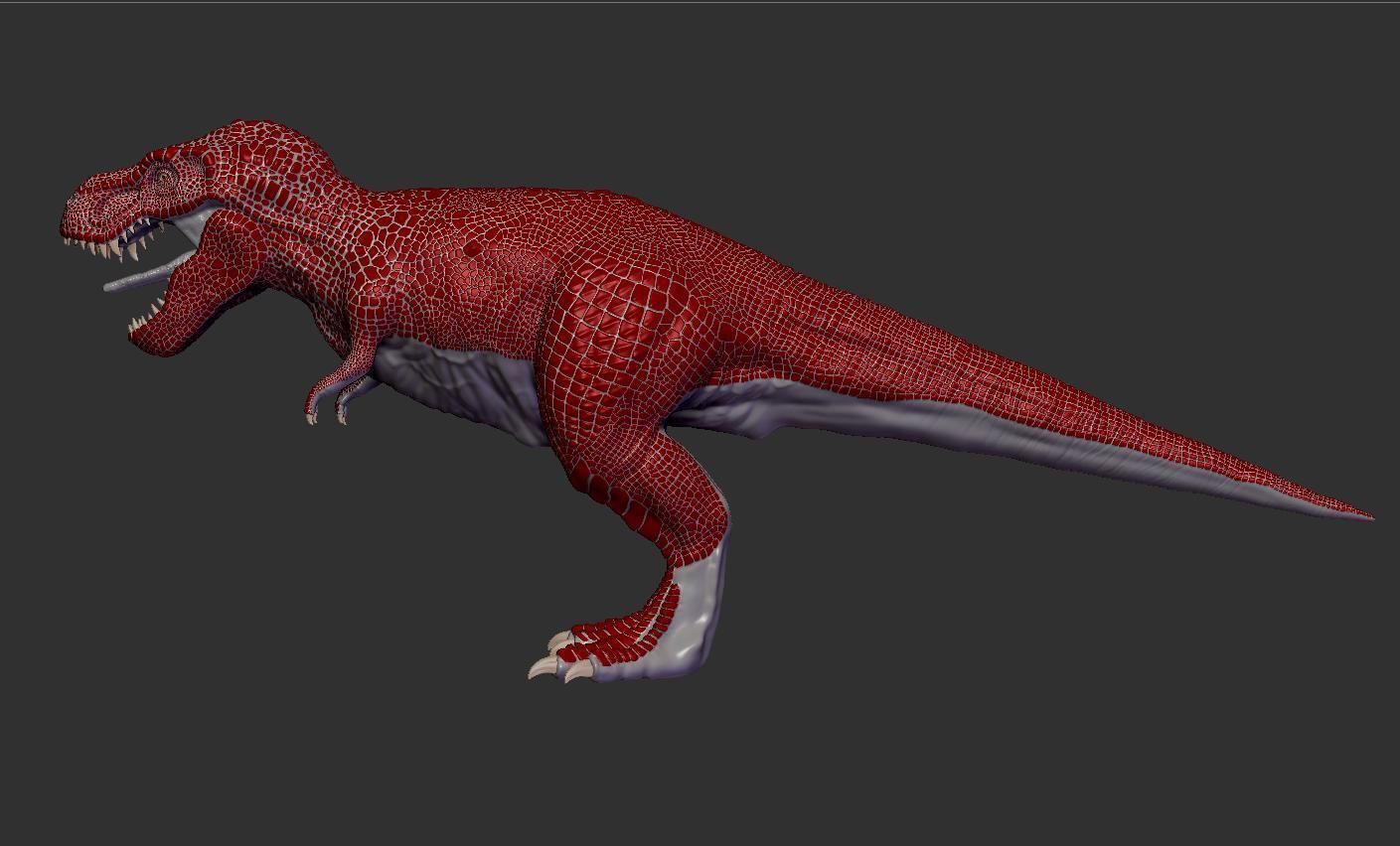 Zhuchengtyrannus Magnus- Descendant of TRex Sculpt  3D model_7