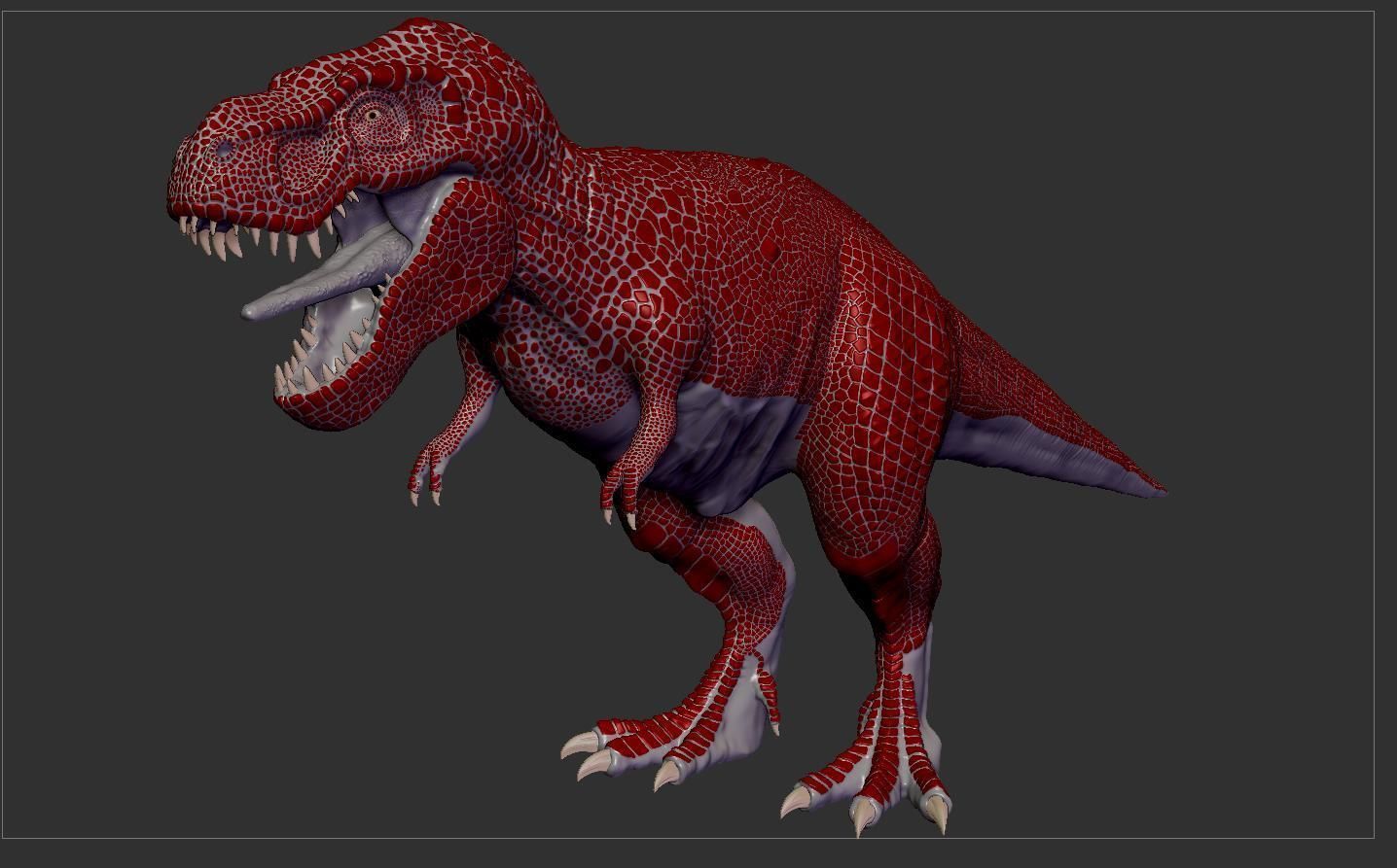 Zhuchengtyrannus Magnus- Descendant of TRex Sculpt  3D model_6