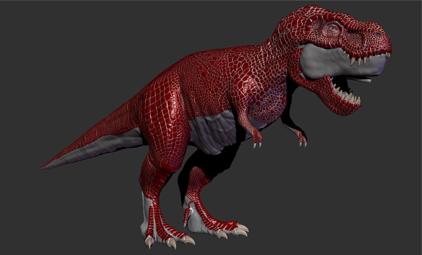 Zhuchengtyrannus Magnus- Descendant of TRex Sculpt  3D model_16