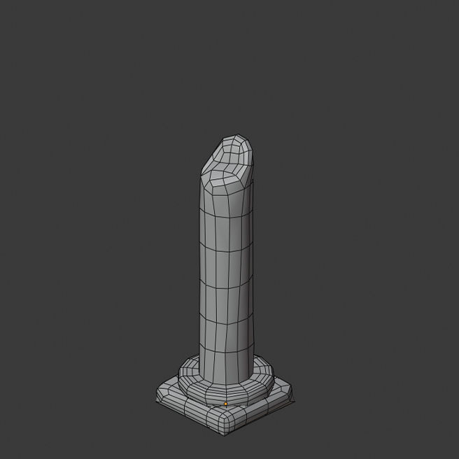 Gothic window pillars 3D model_25
