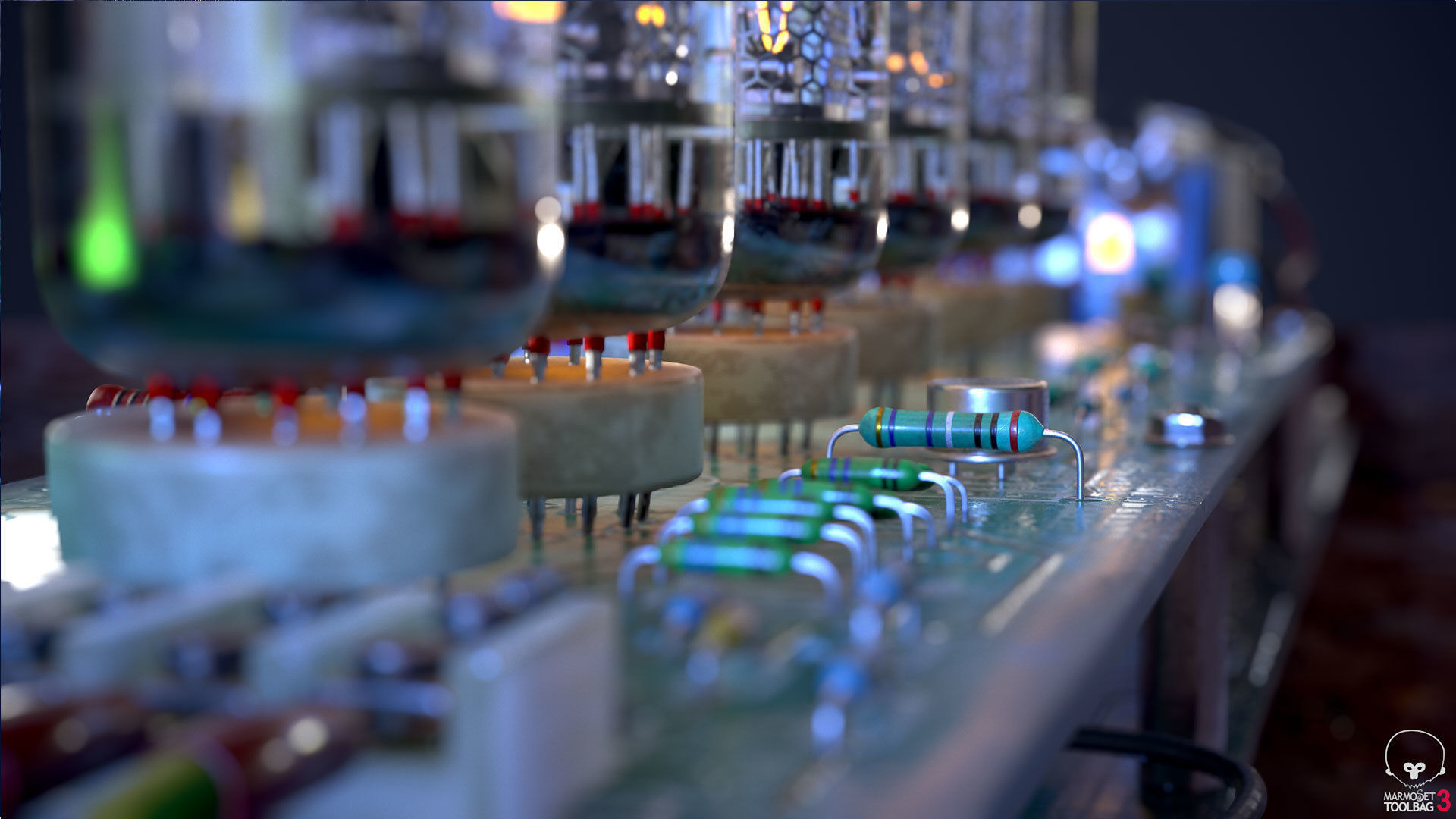 Electrical components vol4 Low-poly 3D model_6