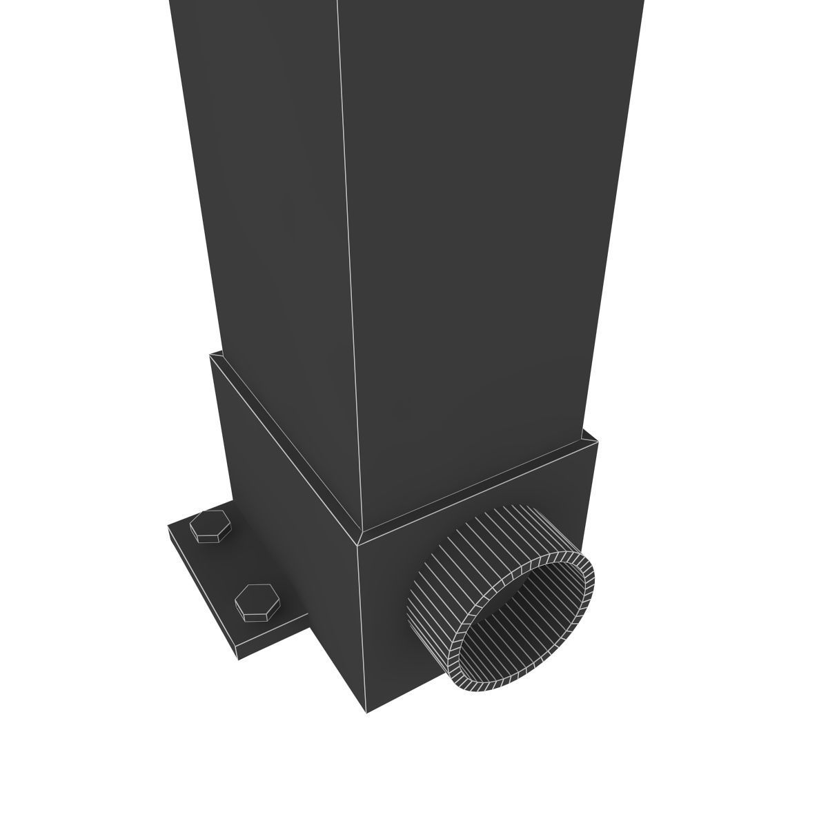 Motorized Pergola 2a brass satin polished 3D model_55