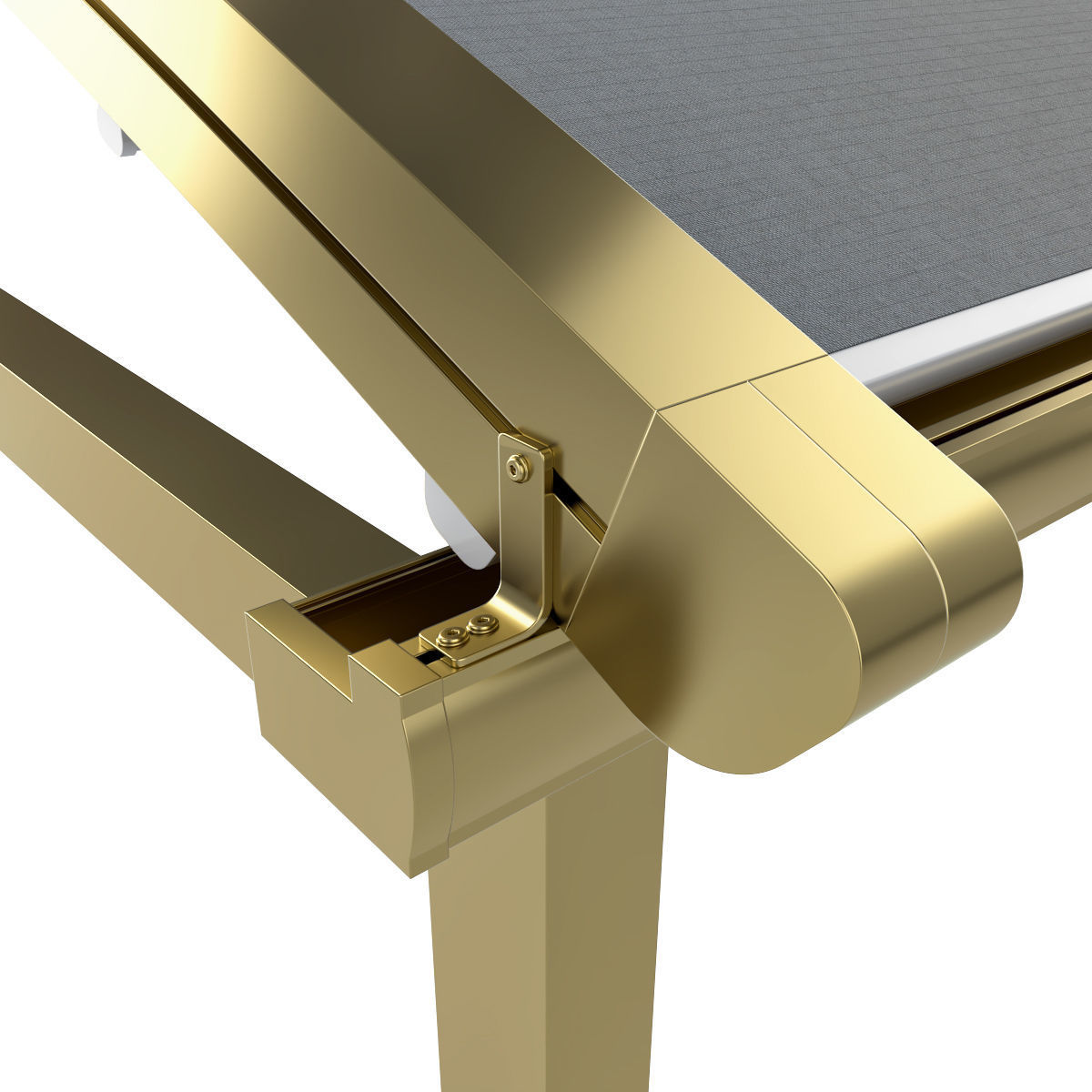 Motorized Pergola 2a brass satin polished 3D model_28