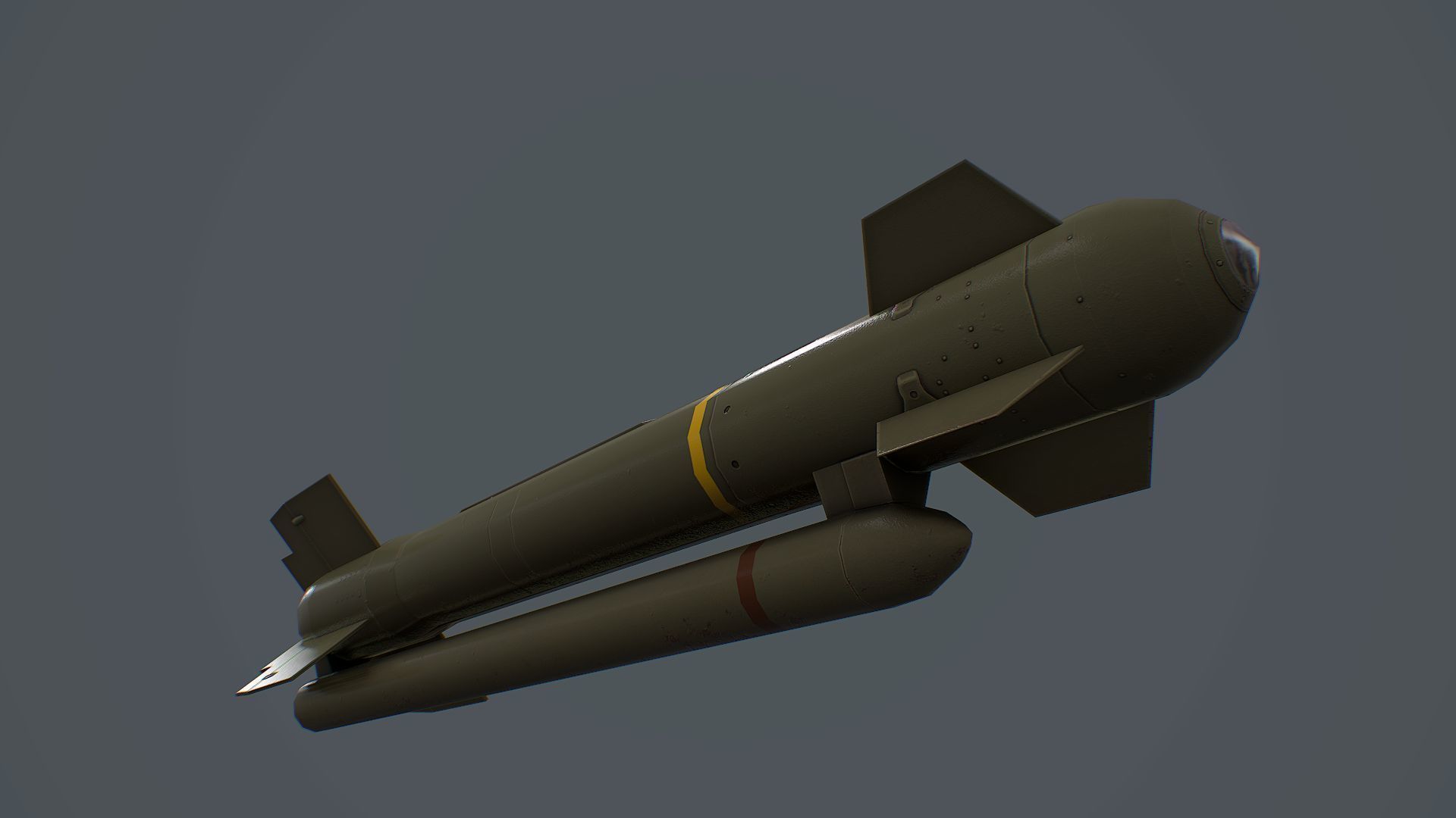 Armament for F15E pack Low-poly 3D model_5